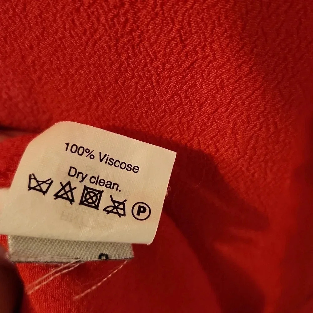 Madewell Red Lace-Up Tunic Dress - Picture 11 of 11